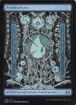 Island 268 (Full Art) NM Phyrexia Regular MTG - Image 1