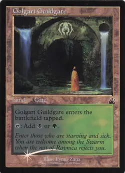 Golgari Guildgate (Retro Frame) Ravnica Remastered Foil Common #402 NM MTG - Image 1