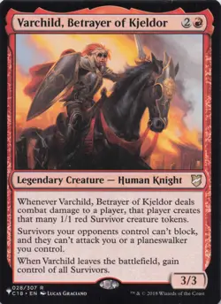 Varchild, Betrayer of Kjeldor The List Regular Rare #28 NM MTG - Image 1