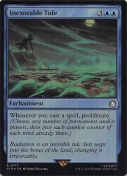 Inexorable Tide Fallout Foil Rare #177 NM MTG - Image 1