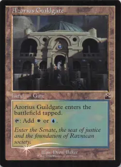 Azorius Guildgate (Retro Frame) Ravnica Remastered Foil Common #396 NM MTG - Image 1