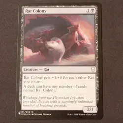 Rat Colony 101 MTG The List Reprints (LIST) Common NM - Image 1