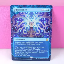 MTG Omniscience 24/103 Wilds of Eldraine Enchanting Tales Regular LP - Image 1