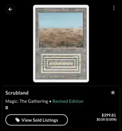 ***Scrubland *** MTG Revised Magic - Image 3