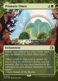 MTG Wilds of Eldraine: Enchanting Tales WOT Prismatic Omen MINT - Image 1