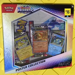 Pokemon Scarlet And Violet Prismatic Evolutions Poster Collection Factory Sealed - Image 1