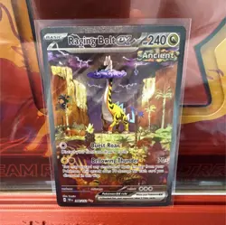 Pokemon Raging Bolt EX Holo Special Illustration Rare SV05 208/162 240 HP - Image 1