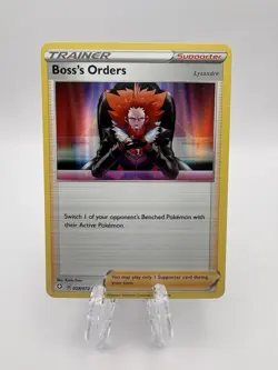 Boss's Orders Lysandre 058/072 Pokemon Prize Pack Shining Fates Line Holo NM - Image 1