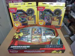 POKEMON ARMAROUGE EX PREMIUM COLLECTION + (2) 2026 POKEMON DAY BOXES - Image 1
