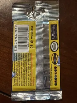 Pokemon WOTC Base Set Sealed Booster Pack Long Crimp Blastoise Artwork - Image 2