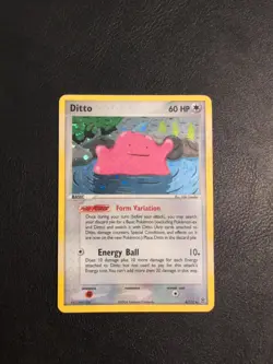 Pokemon Ditto 4/112 - EX FireRed & LeafGreen - Holo Rare - MP - Swirl - Image 1