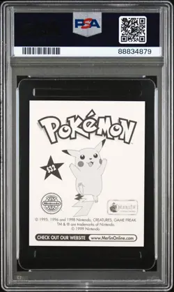 SIGNED OFFICER JENNY STICKER #S32 POKEMON SERIE 1 COLLECTION MERLIN 1999 HOLO - Image 2