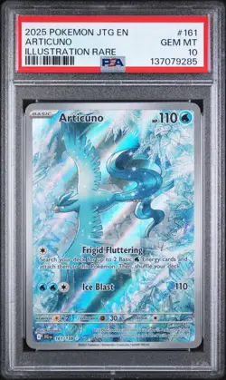 2025 Pokemon JTG EN-JOURNEY TOGETHER 161 ARTICUNO IR PSA 10 - 137079285 - Image 1