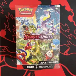 Pokemon TCG Scarlet and Violet Base Set Booster Bundle 6 packs Factory Sealed - Image 1