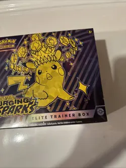 Pokemon Scarlet & Violet Surging Sparks Elite Trainer Box Pikachu ETB Sealed New - Image 3