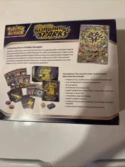 Pokemon Scarlet & Violet Surging Sparks Elite Trainer Box Pikachu ETB Sealed New - Image 5