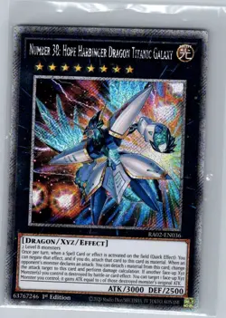 Number 38: Hope Harbinger Dragon Titanic Galaxy (PCR) RA02-EN036 - Yu Gi Oh - NM - Image 1