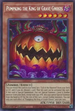 Yugioh TCG - Pumpking the King of Grave Ghosts - Secret Rare - NM/M - Image 1