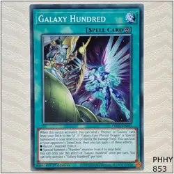 Galaxy Hundred - PHHY-EN051 - Common 1st Edition Yugioh - Image 1