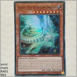 Galaxy-Eyes Afterglow Dragon - RA01-EN017 - 1st Edition Yugioh - Image 1