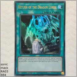 Return of the Dragon Lords - RA03-EN060 - 1st Edition Yugioh - Image 1