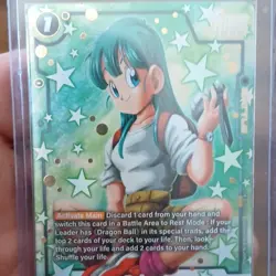 Dragon Ball Super Card Game Bulma Foil Bulma English Card Stock Standard Size - Image 1