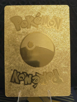 Pokemon Jolteon GX 200hp Gold Foil Fan Art Collector Card TCG - Image 2