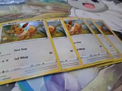 Eevee - Cosmos Holo - SWSH095 Battle Styles Black Star Promo Pokemon Card FRESH - Image 2