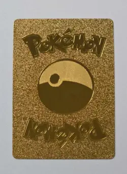 Pokemon Pikachu Mega Sableye 480hp GOLD Foil Fan Art Collector Card. - Image 2