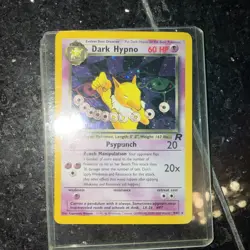 Dark Hypno 9/82 Team Rocket Holo Near Mint Pokemon Card - Image 1