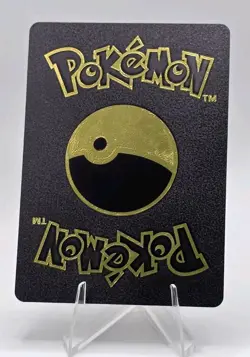 Pokemon Charizard V 508hp Black Vinyl Gold Foil Fan Art Collector Card TCG - Image 2