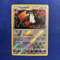 Toucannon 108/149 Pokemon Sun & Moon Base Set Reverse Holo Card - NM - Image 1