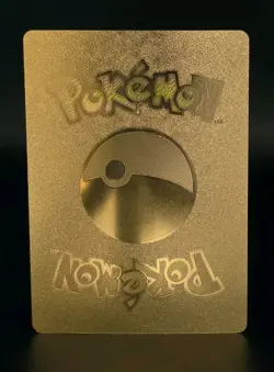 Pokemon Ditto GX 172hp Gold Foil Fan Art Collector Card TCG Pikachu - Image 2