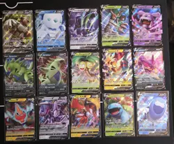 Pokemon TCG Pokemon GO V Holo Lot - 30 Cards: Tyranitar, Venusaur, Arctovish - Image 5
