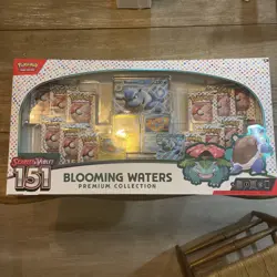 Pokemon TCG Scarlet & Violet 151 Blooming Waters Premium Collection Box Sealed - Image 1