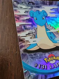 LP! RAINBOW Holo Lapras #131 – Pokemon Topps Series 3 TV AnimationEdition - Image 3