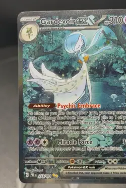 Pokemon Gardevoir ex SV: Paldean Fates 233/091 Special Illustration Rare Holo - Image 5