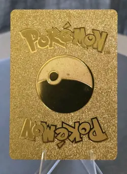 Pokemon Doundmouse GX 160hp Gold Foil Fan Art Collector Card TCG - Image 2