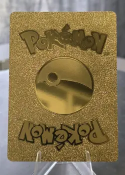 Pokemon Flying Pikachu V 670hp Gold Foil Fan Art Collector Card TCG Charizard - Image 2