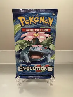 Pokemon XY Evolution Sealed Booster Pack Venusaur Pack Art - Image 1