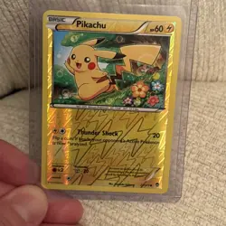 Pikachu Reverse Holo Common 27/111 Ex XY Furious Fists Pokemon LP - Image 1