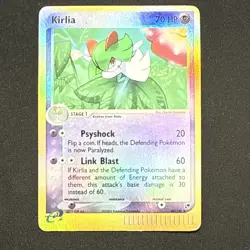Kirlia 40/100 Sandstorm Reverse Holo Pokemon MP - Image 3