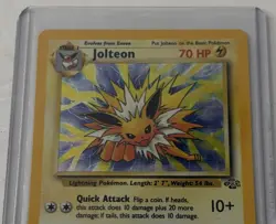 Pokemon Jolteon #4/64 Holo – Rare Foil Card – Excellent Condition - Image 2
