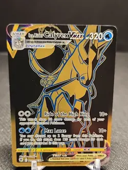 Pokemon TCG Ice Rider Calyrex VMAX TG29/TG30 Astral Radiance Trainer Gallery - Image 1