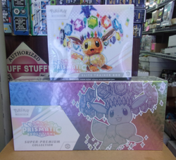 POKEMON PRISMATIC ETB + SUPER PREMIUM + BINDER COLLECTION BOX LOT - Image 1