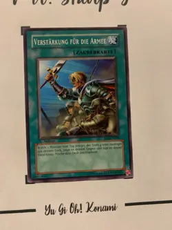 VERSTARKUNG FUR DIE ARMEE - 1. AUFLAGE SD5-DE024 DEUTSCH Yu-Gi-Oh! CARD COMMON - Image 3