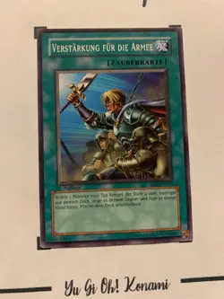 VERSTARKUNG FUR DIE ARMEE - 1. AUFLAGE SD5-DE024 DEUTSCH Yu-Gi-Oh! CARD COMMON - Image 5