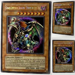Yu-Gi-Oh! Chaos Emperor Dragon Envoy of the End IOC-000 Secret Unlimited VLP/NM - Image 1