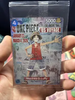 Monkey.D.Luffy (055) (College Basketball US Voyage) P-055 One Piece Promotion - Image 1