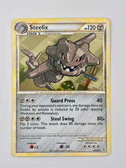 🇨🇦 Steelix 24/95 Pokemon Unleashed HS Regular Rare Card - Image 1